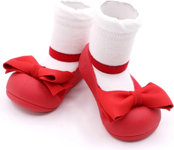 Attipas Barfußschuhe Mary Jane rot XL
