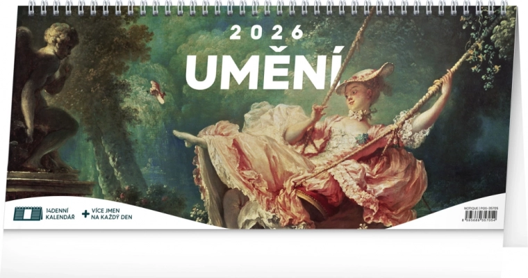 Tischkalender Kunst 2026 – 14-Tage