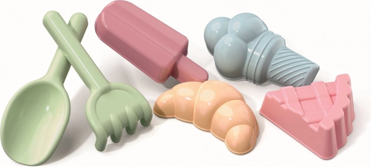 Androni 6-teiliges Set mit Sandförmchen – Konditorei