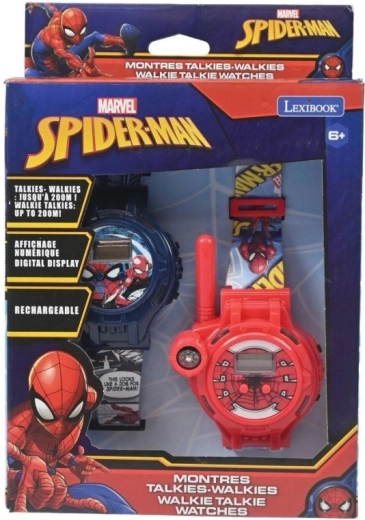 Kinderuhr mit Walkie-Talkie MARVEL SPIDER-MAN von Lexibook, Reichweite 200 m