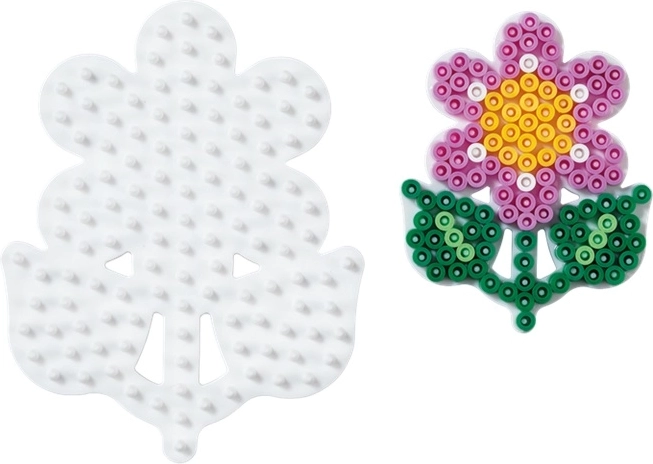 Hama MIDI Steckplatte für Bügelperlen – kleine Blume