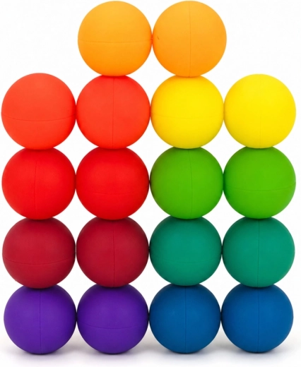 Bunte Kugeln zum Sortieren und Zusammenfügen