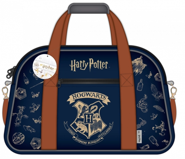 Harry Potter Sporttasche Navy & Gold