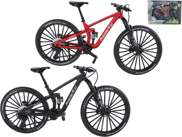 Metallmodell eines Mountainbikes 20,5 cm