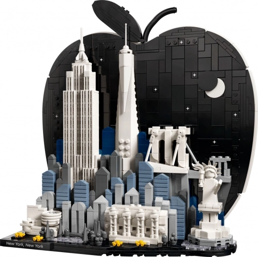 Ikonische New-York-Skyline als Dekoration