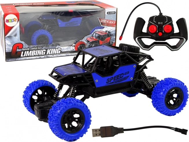 RC-Geländeauto 1:18 – blau