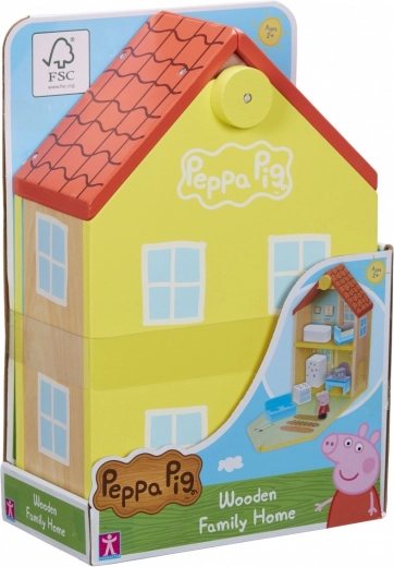 Hölzernes Häuschen Peppa Wutz