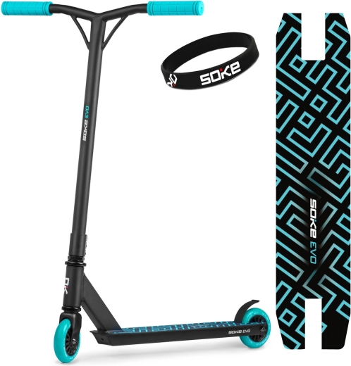 Soke Evo schwarzer Freestyle-Scooter