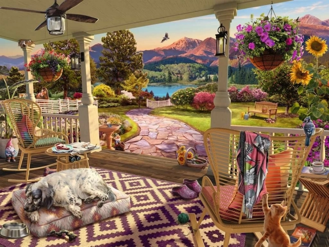 Ravensburger Puzzle Gemütliche Veranda 750 Teile