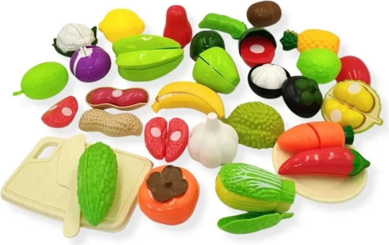 Schneidespiel, das Kinder begeistert