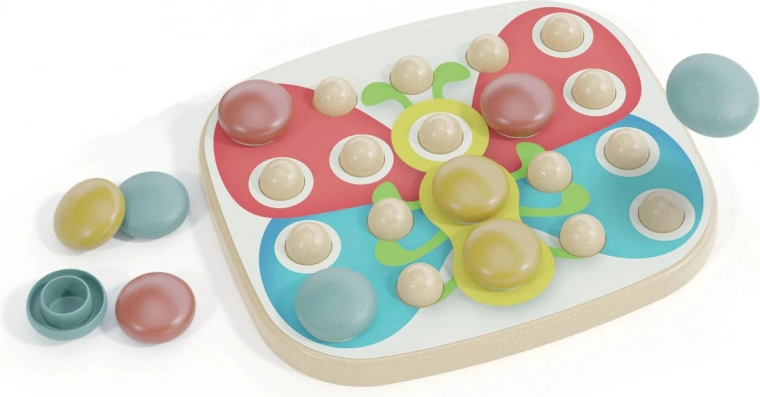 Mosaik für Kinder Quercetti FantaColor Baby PlayBio