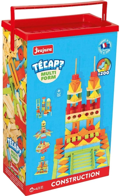Jeujura Holz-Baukasten Técap Multiform 200 Teile