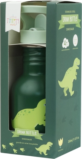 A Little Lovely Company Edelstahl-Trinkflasche Dinosaurier 350 ml