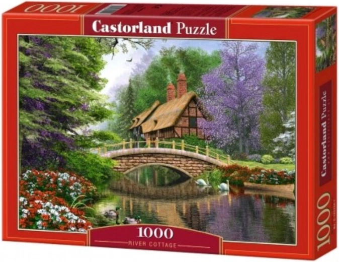 Puzzle River Cottage mit 1000 Teilen