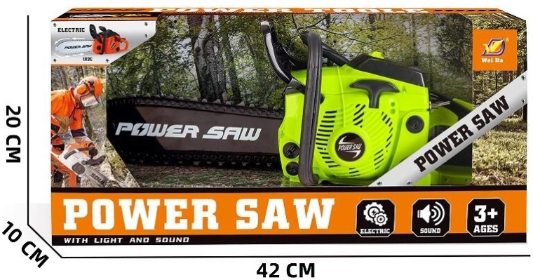 Kinder-Kettensäge mit Licht und Sound
