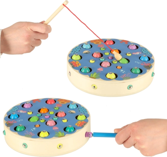 Magnetisches Angeln und Raupen für die Feinmotorik