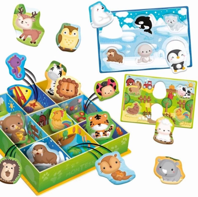 Montessori Box Tiere – Zuordnungsspiel für die Kleinsten