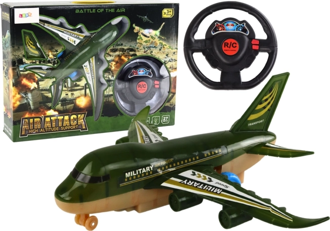 militärisches RC-Flugzeug mit Beleuchtung