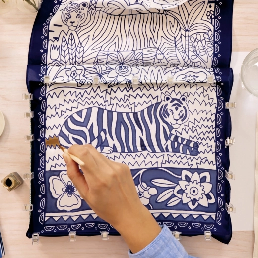 Vorgedruckte Konturen für sorgloses Malen