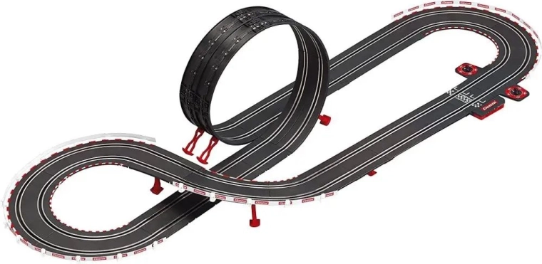 Actionreiche Strecke mit Looping