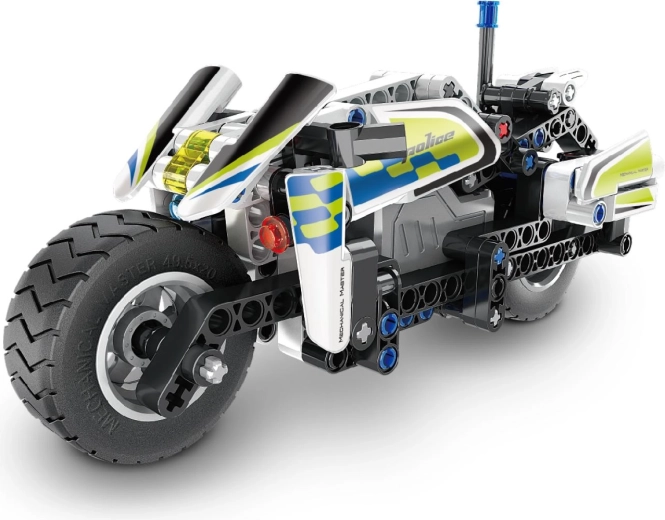 Detailreiches Polizeimotorrad