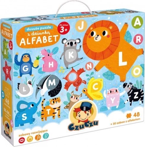 CzuCzu Großes Puzzle mit Loch Alphabet