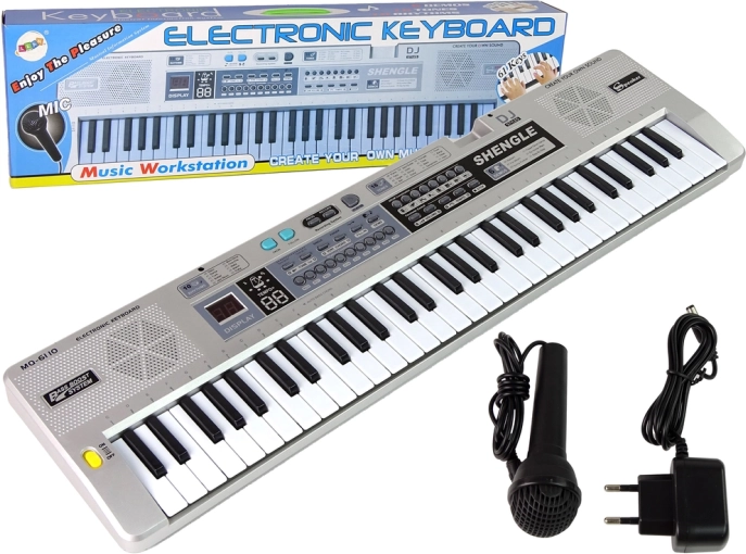 Keyboard mit Mikrofon, 61 Tasten