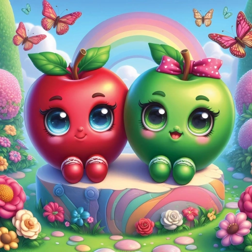 YAZZ Puzzle Niedliche Äpfel 1023 Teile