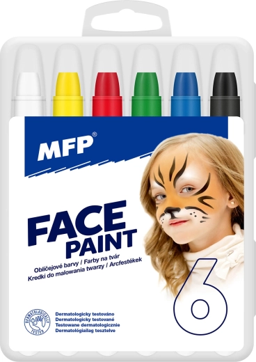Gesichtsfarben - Make-up Set 6 Stk
