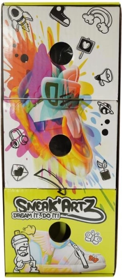 Sneak’Artz Kreativset zum Designen von Mini-Sneakern mit Zubehör