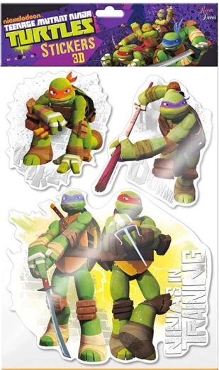 3D Wandaufkleber Ninja-Schildkröten