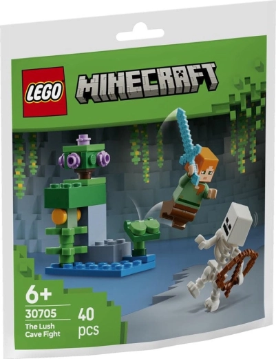 LEGO Minecraft Kampf in der üppigen Höhle