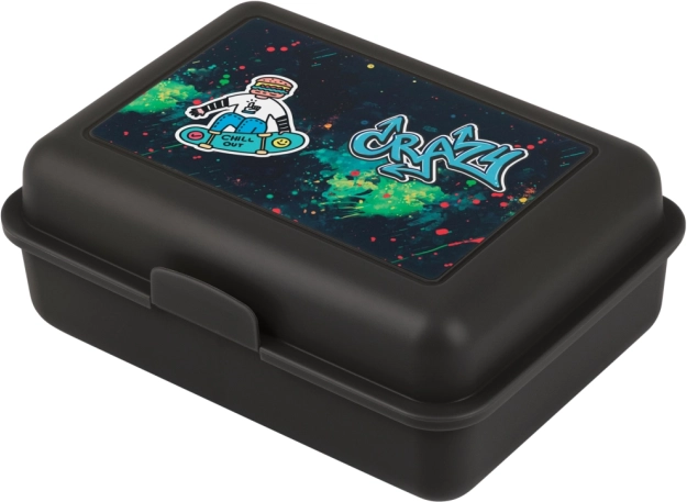 Lunchbox Schwarz Chill Out CRAZY