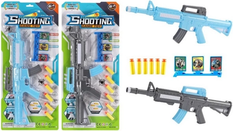 Kindergewehr mit weichen Geschossen, Darts und Zielscheiben