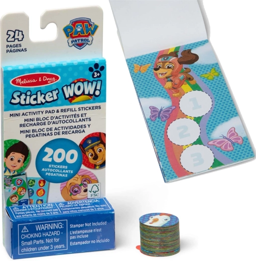 Melissa & Doug Sticker Wow Nachfüllset Aufkleber Paw Patrol (200 Stk.)
