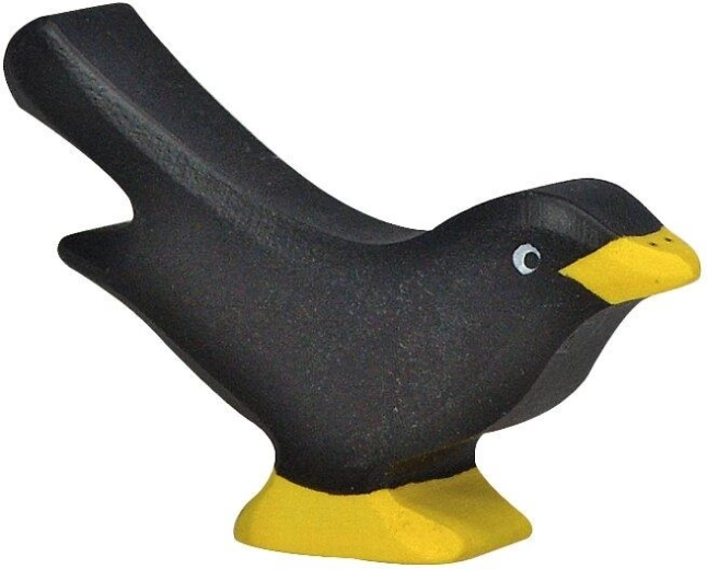 Amsel Holztiger – 1 Stück