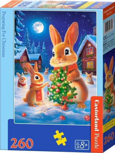 Castorland Puzzle Vorbereitung auf Weihnachten, 260 Teile