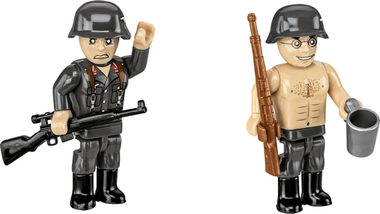 Artilleristen-Figuren mit Zubehör