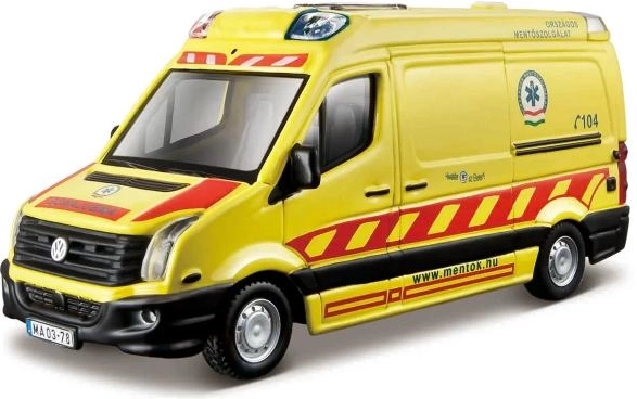 Metall-Einsatzfahrzeuge 1:50 – Mix aus Transportern (24 Stk) Bburago