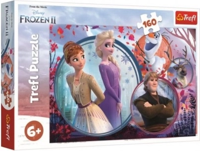 Trefl Puzzle Disney Frozen 2 – Schwesternabenteuer, 160 Teile