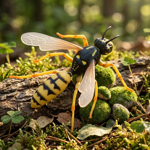 Unterhaltsames Entdecken der Insektenwelt