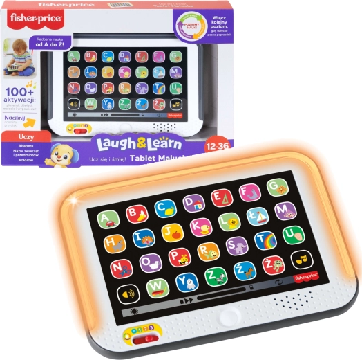 Interaktives Lern-Tablet für die Kleinsten von Fisher-Price mit über 100 Sounds (Polnisch)
