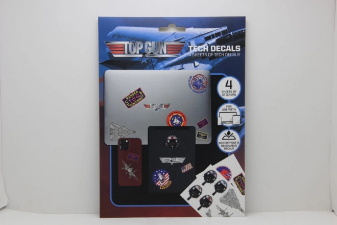 TOP GUN Sticker – lizenzierte 4-Bogen-Set
