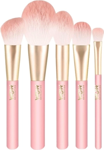 Komplettes Set mit 5 Pinseln für das tägliche Schminken