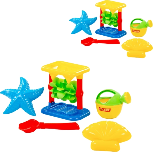Sandspiel-Set mit Mühle, 5-teilig