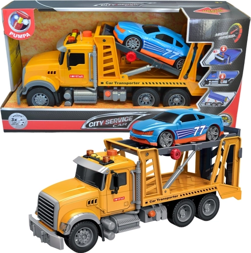 City Service Car – Autotransporter 1:12 mit Licht und Sound