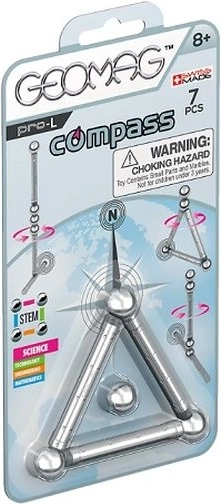 Trefl Geomag Pro-L Set magnetischer Bauteile Kompass – 7 Teile