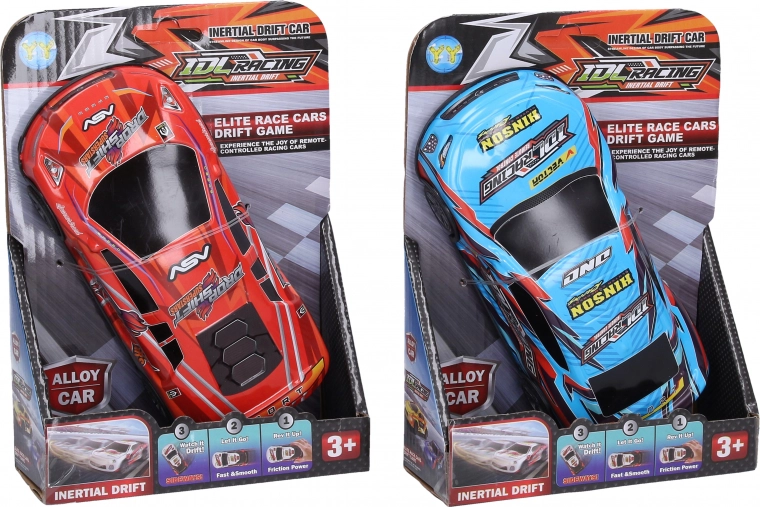 Driftendes Metallauto mit Schwungrad 17 cm