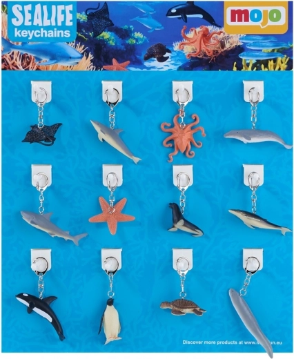 Mojo-Display mit 36 Schlüsselanhängern – Unterwasserwelt