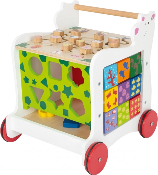 Small Foot Holz-Lauflernwagen Eisbär